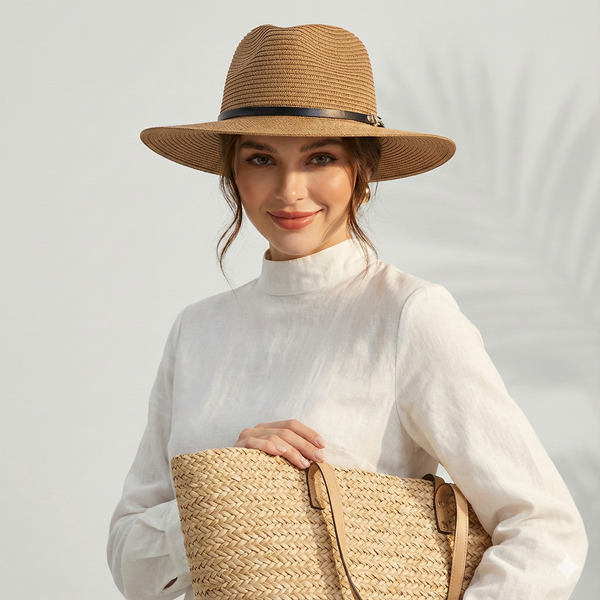 Chapeau De Paille  Beige - Carolina | Giuseppe Conti