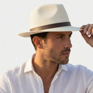 Chapeau Panama Blanc - Romeo