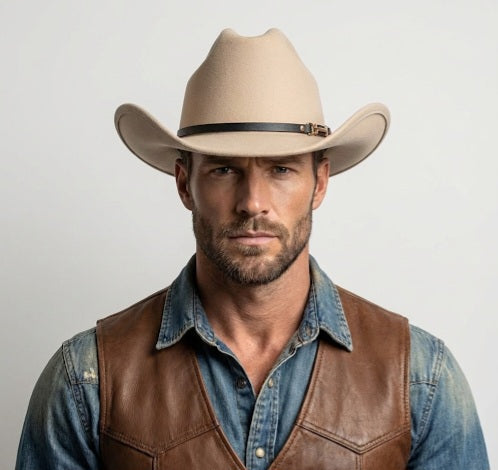 Chapeau de Cowboy Beige - Henry