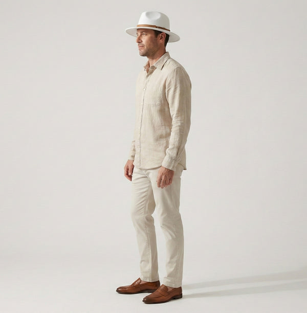 Chapeau Fedora Blanc - Alfredo