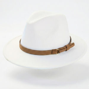 Chapeau Fedora Blanc - Alfredo