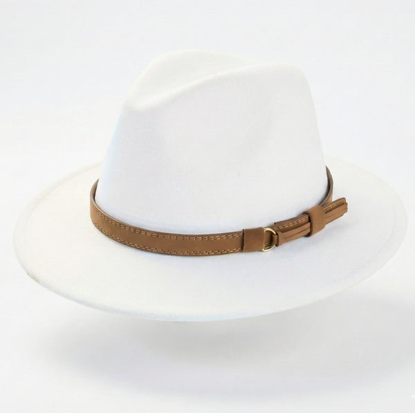 Chapeau Fedora Blanc - Alfredo