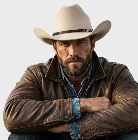Chapeau de Cowboy Beige - Henry