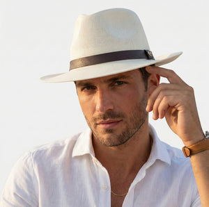 Chapeau Panama Blanc - Romeo