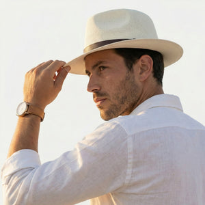 Chapeau Panama Blanc - Romeo