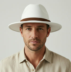 Chapeau Fedora Blanc - Alfredo
