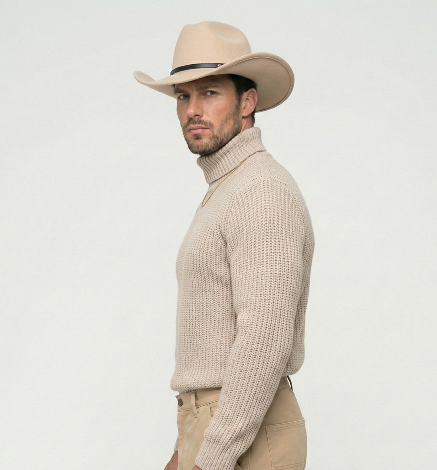 Chapeau de Cowboy Beige - Henry
